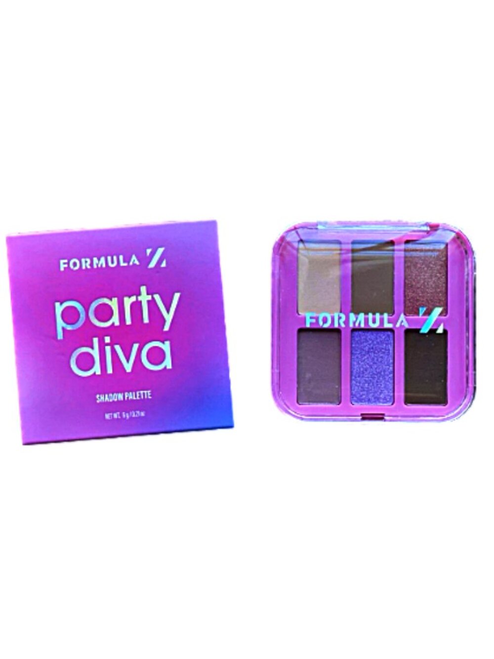 Formula Z Party Diva Shadow Palette 6 Color Eyeshadow Compact NEW